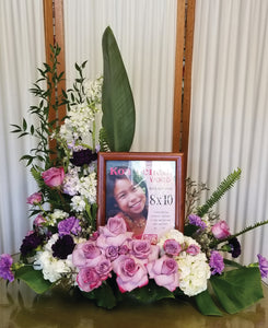 Floral Portrait Frame