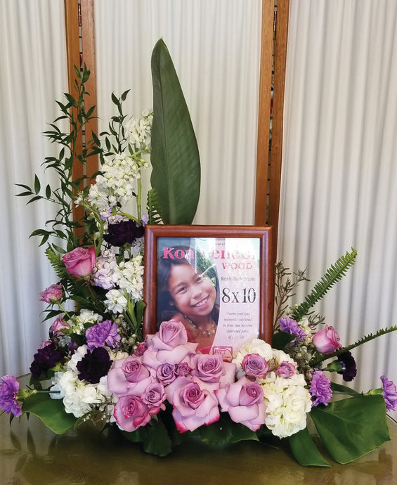 Floral Portrait Frame